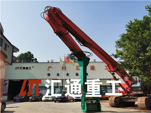 挖掘機(jī)打樁臂、打樁臂、打樁錘、挖掘機(jī)打樁臂廠家
