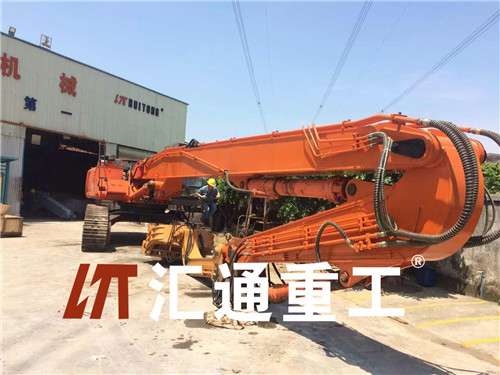 挖掘機(jī)打樁臂、打樁臂、打樁錘、挖掘機(jī)打樁臂廠家